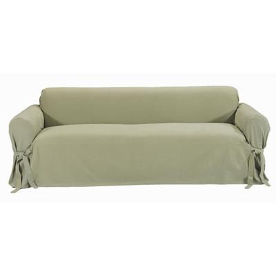 Twill 1-Pc. Slipcover by Classic Slipcovers in Sage (Size CHAIR)