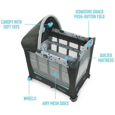 Graco Travel Lite Crib with Stages - Lauren