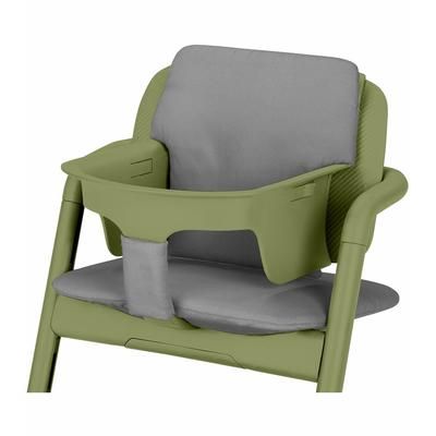 Cybex Lemo 1.5 High Chair + Bouncer Bundle - Wood / Porcelain White / Storm Grey