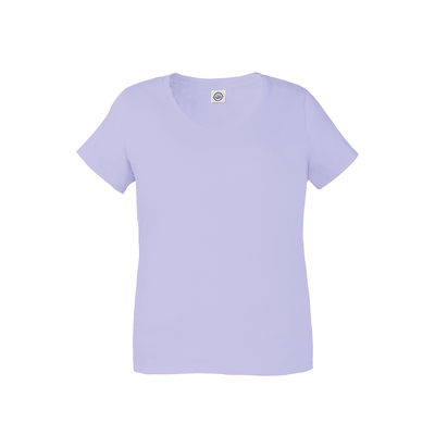 Delta 19400C Women's Ringspun 20/1s Curvy Top in Lavender size 3X | Cotton