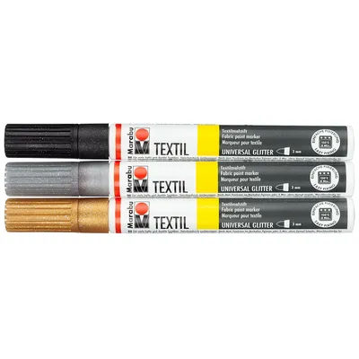 Feutres textiles effet scintillant