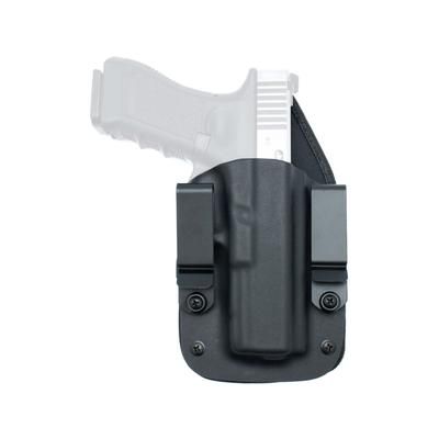 Texas 1836 KYDEX Recruiter / Mag Carrier - Hybrid IWB Kydex/Ecoleather Holster Ambidextrous Hand Springfield Armory Hellcat 3in With No Attachment