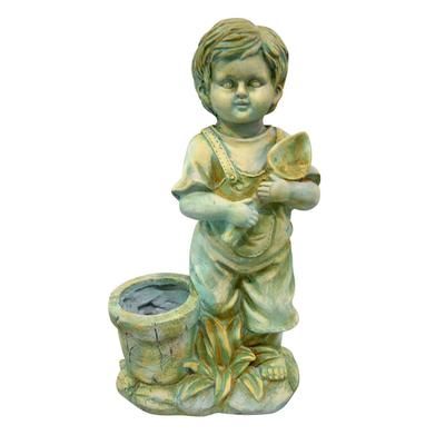 Boy With Flower Pot- Jeco Wholesale ODGD015