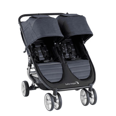 Baby Jogger City Mini 2 Double Stroller + Pram Bundle - Carbon