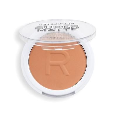 Revolution - Super Matte Pressed Powder Cipria 7.5 g Marrone chiaro unisex