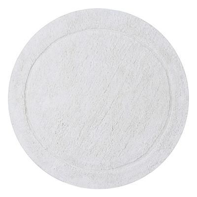 Bloomfield Round Bath Rug Collection by Home Weavers Inc in Ivory (Size 30" ROUND)