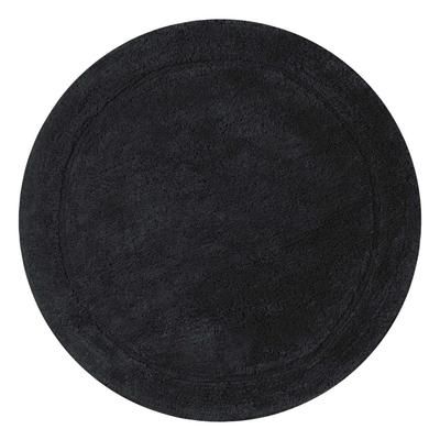 Bloomfield Round Bath Rug Collection by Home Weavers Inc in Grey (Size 30" ROUND)