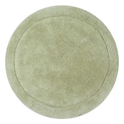 Bloomfield Round Bath Rug Collection by Home Weavers Inc in Green (Size 30" ROUND)