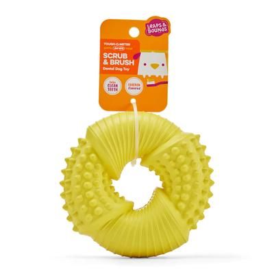 Yellow Ring Dental Dog Chew Toy, X-Small