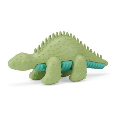 Green Stegosaurus Dental Dog Chew Toy, X-Small