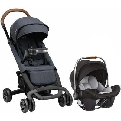 Nuna PEPP Next + PIPA Lite LX Travel System Bundle - Lake/Caviar