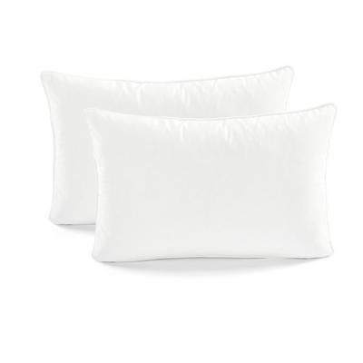 Velvet Solid Soft Decorative Pillow Cover White Pair 13x20 - Lush Decor 16T008324