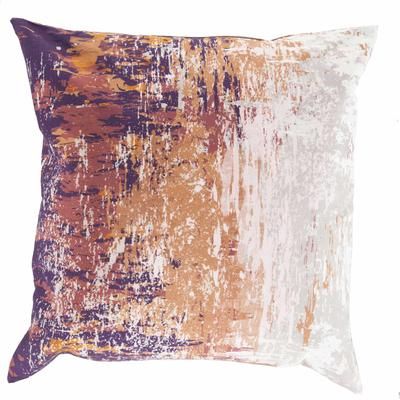 Alvechurch 20" Square Modern Cotton Dark Purple/Pale Blue/Brown/Dark Red/Dusty Pink/Gray/Lavender Throw Pillow - Boutique Rugs