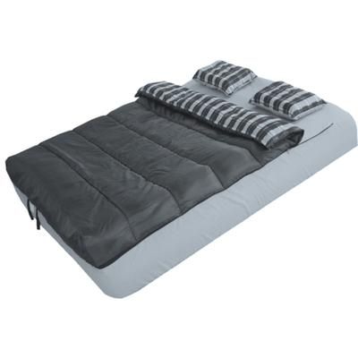 Insta-Bed 6 Piece Matress Bed Set for Airbeds Gray Queen 84000316