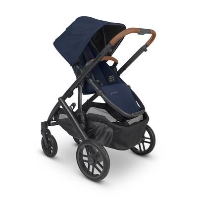 UPPAbaby VISTA V2 Single-to-Double Stroller - Noa (Navy/Carbon/Saddle Leather)