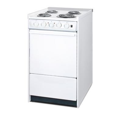 "20" Wide Electric Coil Top Range - Summit Appliance WEM110R"