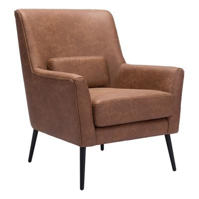 Ontario Accent Chair Vintage Brown - Zuo Modern 109049