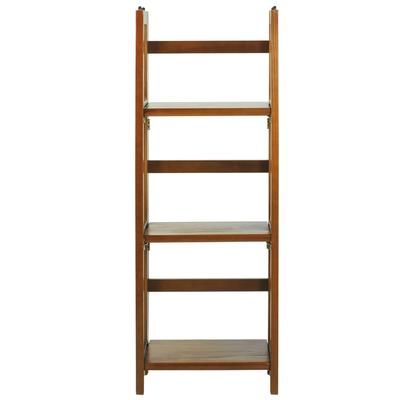 3-Shelf Folding Bookcase 14" Wide-Honey Oak by Casual Home in Honey