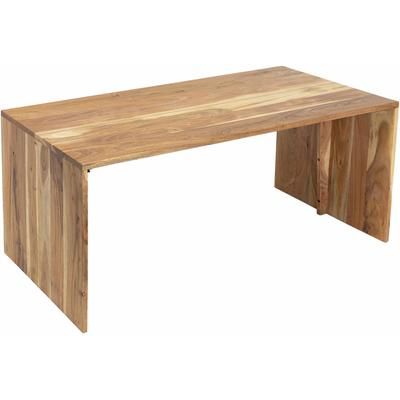 Atabayan 17"H x 39"W x 22"D Modern Coffee Table Brown/Dark Red Coffee Table - Boutique Rugs