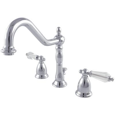 Kingston Brass KS1991WLL 8 in. Widespread Bathroom Faucet, Polished Chrome - Kingston Brass KS1991WLL