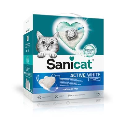 Lettiera Sanicat Active White - Set %: 2 x 10 L