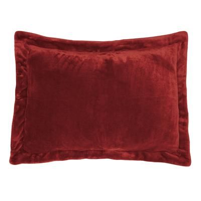 BH Studio Microfleece Sham by BH Studio in Paprika (Size STAND) Pillow