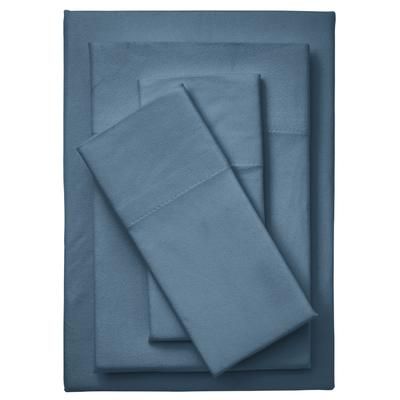 BH Studio 4-Pc. Microfleece Sheet Set by BH Studio in Carolina Blue (Size FULL)