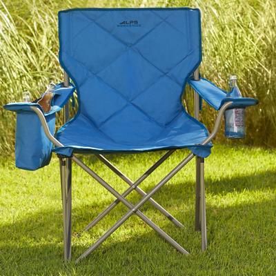 800 lbs. Weight Capacity King Kong Camp Chair by ALPS in Deep Sea Patio Chair