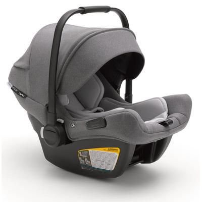 Bugaboo Turtle Air by Nuna Lightweight Infant Car Seat + RELX Base Load Leg - Grey Melange