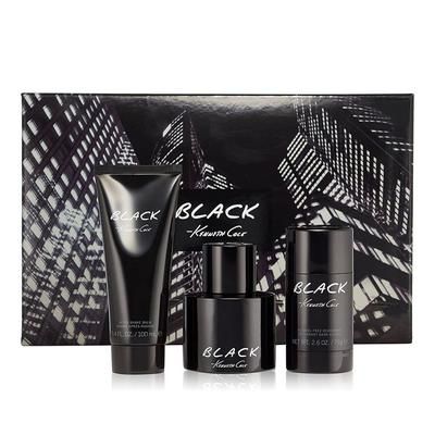 Kenneth Cole Black 3 Pc Gift set Standard Eau De Toilette for Men