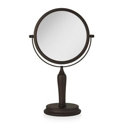 Anaheim 9'' Rotating Countertop Mirror by Zadro Products Inc. in Bronze