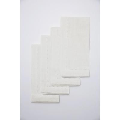 AMETHYST 4 PK NAPKINS by LINTEX LINENS in White (Size 18" X 18")