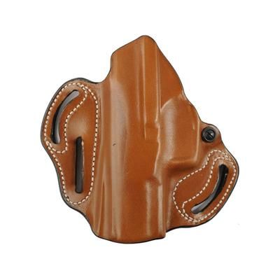 DeSantis Speed Scabbard Leather OWB Belt Holster Smith & Wesson M&P 9 Shield/Smith & Wesson M&P 40 Shield Right Hand Plain Tan 002TAX7Z0