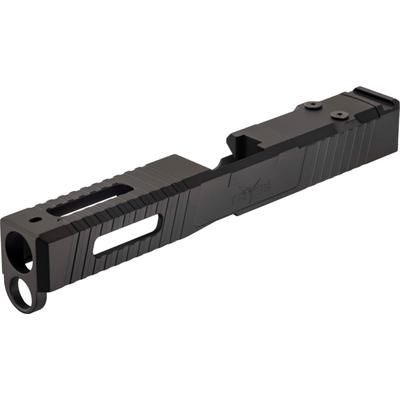 TRYBE Defense Pistol Slide Glock 17 Gen 5 Viper Cut Version 1 Black Cerakote SLDG17G5VPR-BN