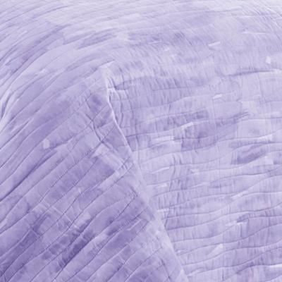 Sleepy Texture Quilt Set by Melange Home in Lilac (Size FL/QUE)