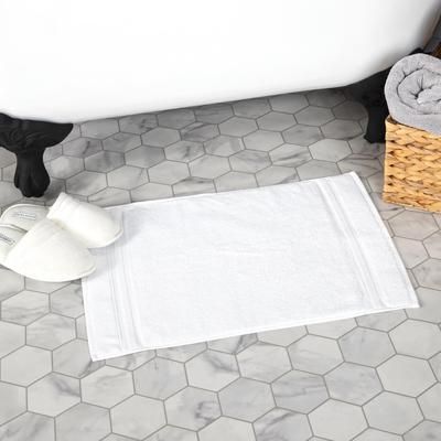 Randolph Morris Small Loop Bath Mat Towel RMHR1724-W