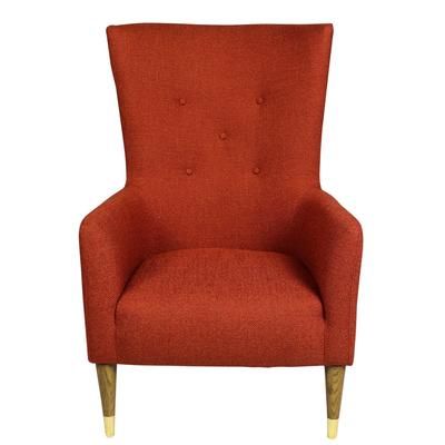 Adams Lounge Chair in Trangerine - MOTI