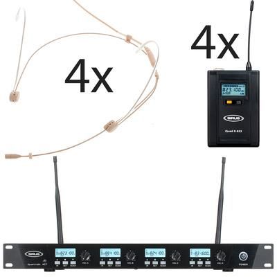 Sirus Quad R823 +4B+4 Headmike O Set
