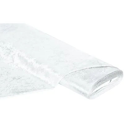 Panne de velours, blanc
