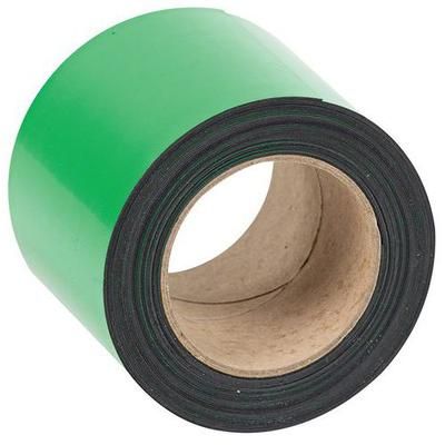 bande magnétique effaçable 100 mm x 10 m vert - manutan