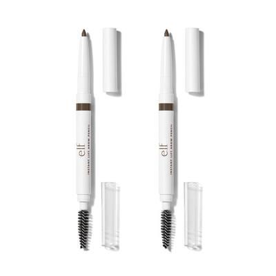 e.l.f. Cosmetics Instant Lift Brow Pencil Set of 2 In Neutral Brown - Vegan and Cruelty-Free Makeup