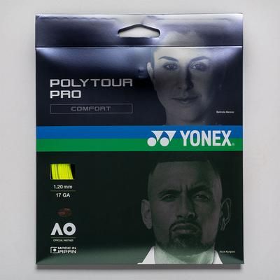 Yonex POLYTOUR Pro 17 1.20 Tennis String Packages Flash Yellow