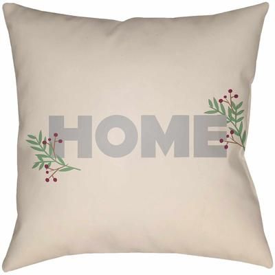 Tubaran 14"L x 22"W Cottage Pillow plush Bone/Cloud Gray/Multi Brown/Smoke/Gray/Ash/Pearl/Ivory Outdoor Throw Pillow - Boutique Rugs