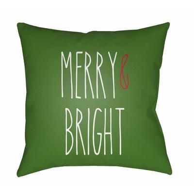 Basud 20" Square Modern Pillow plush Emerald/White Tonal/Natural/Kiwi/Light Gray/Fern Green/Off White/Moss/Onyx Outdoor Throw Pillow - Boutique Rugs