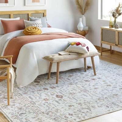 Kauswagan 18" Square Cottage Pillow plush solid Cotton Light Gray Throw Pillow - Boutique Rugs