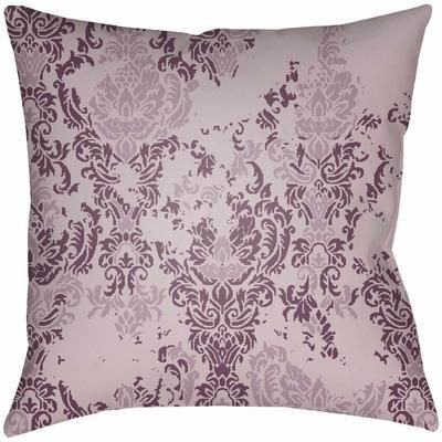Ilangay 18" Square Cottage Pillow plush Dark Plum/Lilac/Mauve Outdoor Throw Pillow - Boutique Rugs