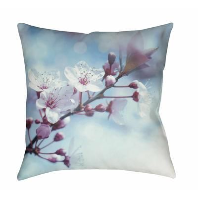 Baleno 20" Square Modern Pillow plush Ice Blue/Light Blue/Lilac/Plum/Sky Blue/Mauve Outdoor Throw Pillow - Boutique Rugs
