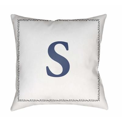 Lalagsan 20" Square Modern Pillow plush Off White/Dark Gray/Dark Gray/Neutral/Nickel/Light Silver Outdoor Throw Pillow - Boutique Rugs