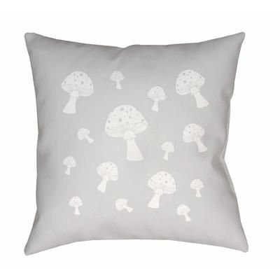 Arayat 20" Square Modern Pillow plush Silverton/Light Gray/Medium Gray/Nickel/Dusty Sage/Off White/Pale Slate/Light Silver/Silver/Metallic Silver/Silver Gray Outdoor Throw Pillow - Boutique Rugs