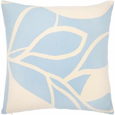 Gulod 20" Square Modern Pillow plush Cotton Light Blue/Oatmeal/Light Beige/Beige Lumbar Pillow - Boutique Rugs